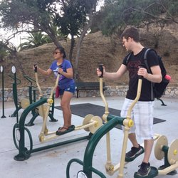 Kid's Park & Fit Trail - Ellipticals in the fitness section of the park