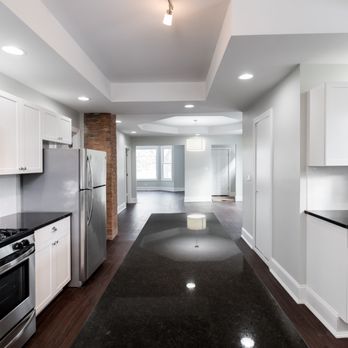 Dapco Construction Group - West Village Duplex (Middle Kitchen View Back) Detroit, MI - General Contractors Near Me - Warren, Michigan