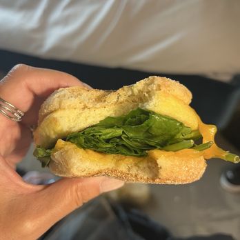 Rocanini Coffee Roasters - Egg and spinach muffin - Coffee Roasteries Near Me - Vancouver, British Columbia