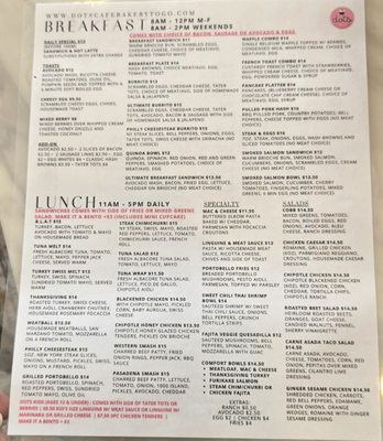 Menu photo 6 Dots Cafe Pasadena, CA