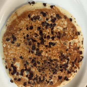 Mitchell's Restaurant - This was the 8in "small" chocolate chip pancake I requested. - Breakfast & Brunch Near Me - Vernon Rockville, Connecticut Mitchell's Restaurant - This was the 8in "small" chocolate chip pancake I requested. - Breakfast & Brunch Near Me - Vernon Rockville, Connecticut