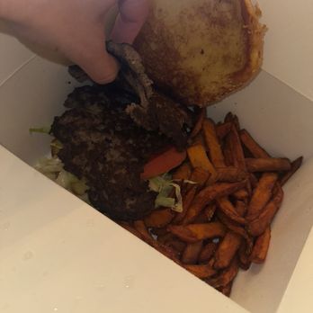 Industry Tavern - DRY, NASTY, burger with no sauce - New American Near Me - Atlanta, Georgia