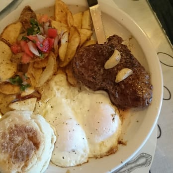 Sky Blue Cafe - Steak n eggs, home fries and muffin. - Coffee & Tea Near Me - Nashville, Tennessee Sky Blue Cafe - Steak n eggs, home fries and muffin. - Coffee & Tea Near Me - Nashville, Tennessee
