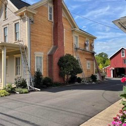 Magic Touch Painting Contractors - progress with old paint removal