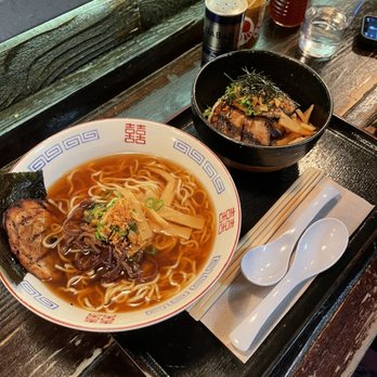 Ten Ramen - Shoyu Ramen (no corn/spinach) & Chashu-Don - Ramen Near Me - Dallas, Texas