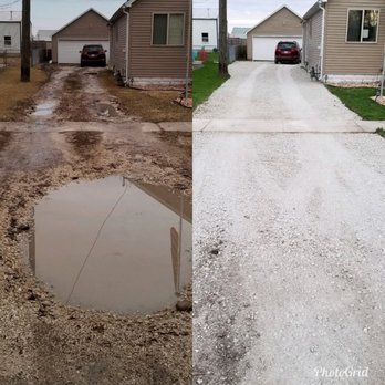 Plotke Asphalt - Old driveway & New drive dugout and new base laid. - Masonry/Concrete Near Me - Rockdale, Illinois