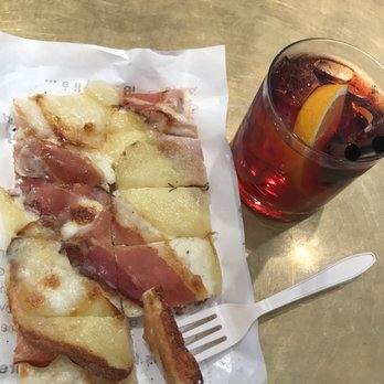 Princi - Pizza with speck ham and potato, and a great Negroni. - Bakeries Near Me - Milan, Michigan Princi - Pizza with speck ham and potato, and a great Negroni. - Bakeries Near Me - Milan, Michigan