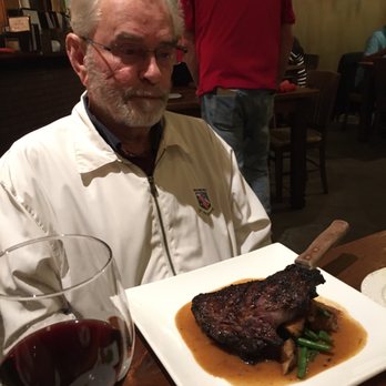 Ol Railroad Cafe - Dad is eyeing his ribeye and isn't too sure how he is going to finish it! - Cafes Near Me - Rosenberg, Texas