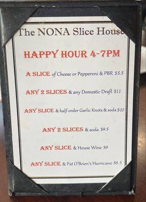 Menu photo 5 The Nona Slice House Safety Harbor, FL Menu photo 5 The Nona Slice House Safety Harbor, FL