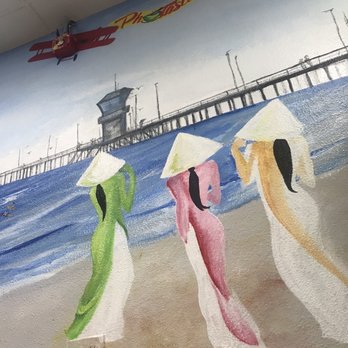 Pho Tastee - Wall mural inside - Vietnamese Near Me - Huntington Beach, California