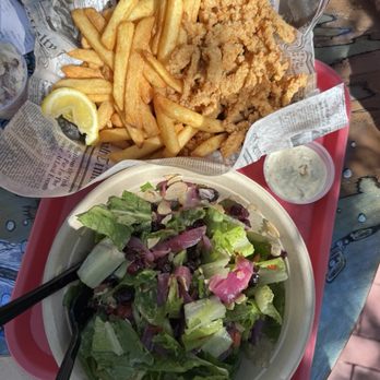 DJ's Clam Shack - Clam baker and salad - Seafood Near Me - St. Augustine, Florida