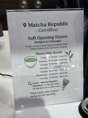 Menu photo 3 Little Cafes X Matcha Republic Carrollton, TX