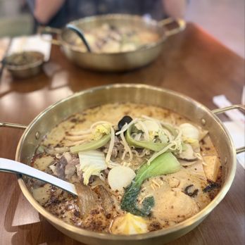 Mala Town - Signature beef bone broth - Hot Pot Near Me - Pleasanton, California