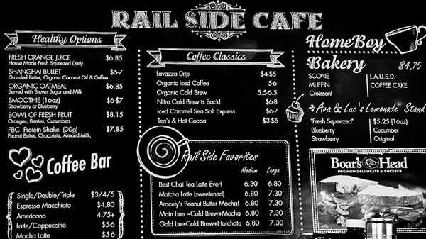 Menu photo 2 Rail Side Cafe San Dimas, CA