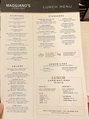 Menu photo 3 Maggiano's Little Italy Bridgewater, NJ Menu photo 3 Maggiano's Little Italy Bridgewater, NJ