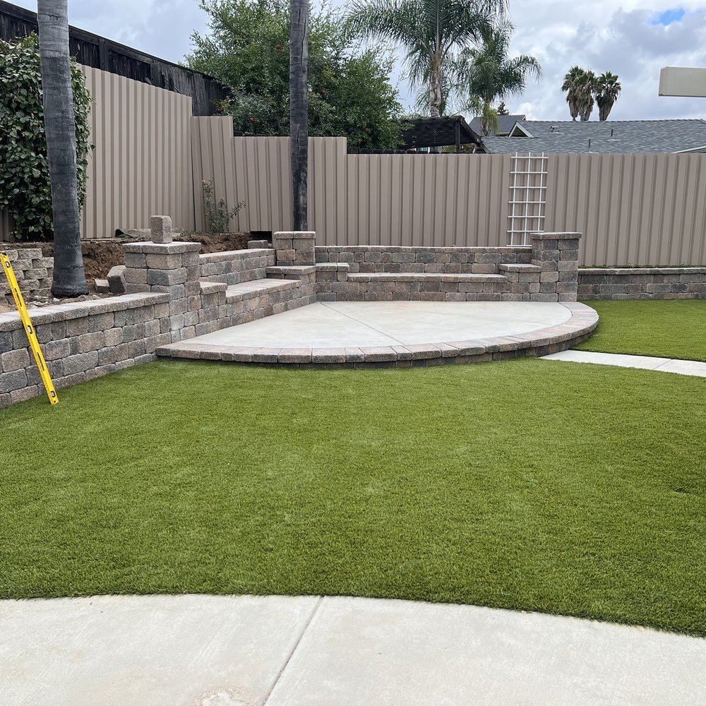 Big Bully Turf - Concrete pad for the jacuzzi - Landscaping Near Me - Henderson, Nevada Big Bully Turf - Concrete pad for the jacuzzi - Landscaping Near Me - Henderson, Nevada