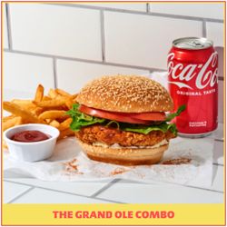 Cayenne Nashville Hot Chicken - The Grand Ole Chicken Sandwich Combo Meal