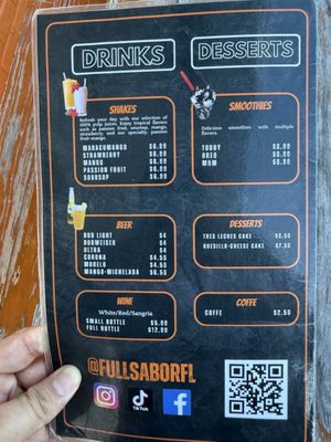 Menu photo 2 Full Sabor Restaurante Port Orange, FL