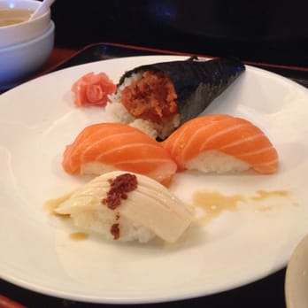 Goro's Sushi - Spicy tuna handroll, salmon sushi, and white tuna sushi.... Soooooo yummy! - Sushi Bars Near Me - San Antonio, Texas Goro's Sushi - Spicy tuna handroll, salmon sushi, and white tuna sushi.... Soooooo yummy! - Sushi Bars Near Me - San Antonio, Texas