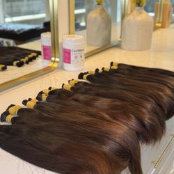 Extensions By Kelly - Our hair sourced directly from donor and hand selected to meet the highest standards of quality, ensuring natural integrity, and longevity.