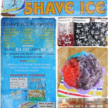 Surfing Monkey Shave Ice - Ice Cream & Frozen Yogurt Near Me - Kihei, Hawaii