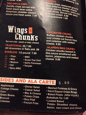 Menu photo 6 Winchesters Restaurant & Saloon Delta, OH