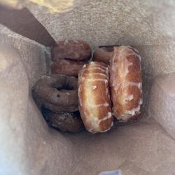 Cronuts, blueberry donuts, applesauce donuts.