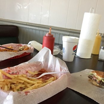 Burger Boy - a sandwich and fries on a table - American Near Me - Murphy, North Carolina