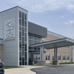Illinois Bone & Joint Institute - Front entrance. Beautiful new building