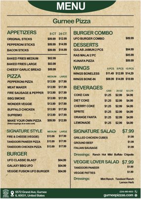 Menu photo 1 Gurnee Pizza Gurnee, IL Menu photo 1 Gurnee Pizza Gurnee, IL