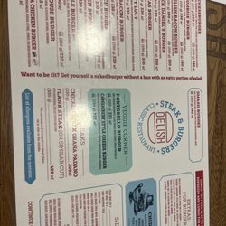 Delish - Menu in English (just ask!)
