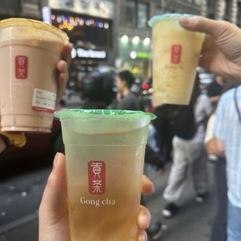 Gong Cha - Assortment of drinks - Bubble Tea Near Me - New York, New York