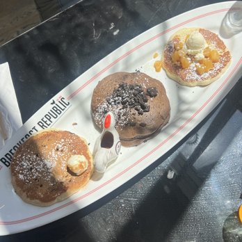 Breakfast Republic - Pancake sampler - Breakfast & Brunch Near Me - Culver City, California