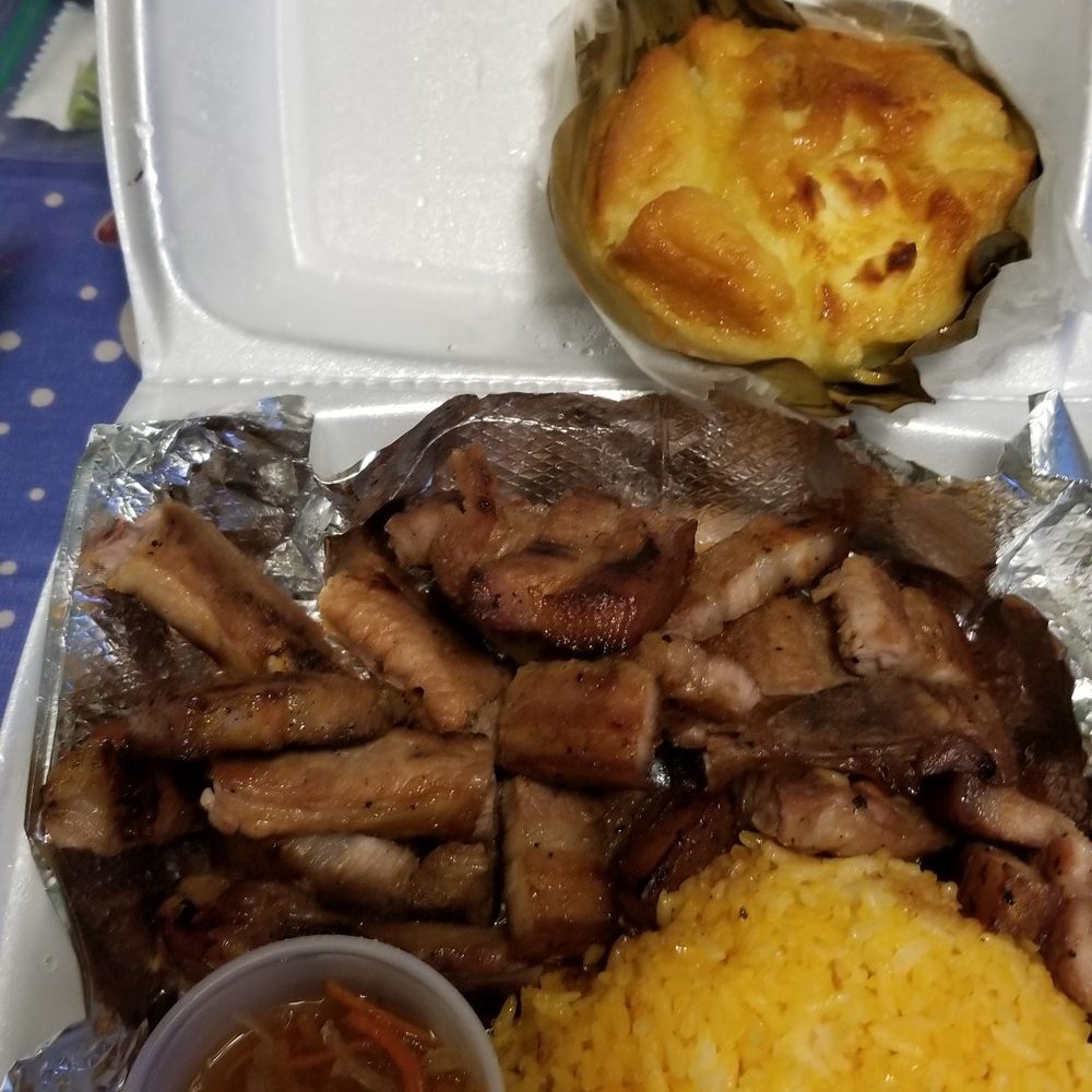 Tony's Barbecue - BBQ Liempo. Bibingka on top not included. - Filipino Near Me - Alhambra, California Tony's Barbecue - BBQ Liempo. Bibingka on top not included. - Filipino Near Me - Alhambra, California