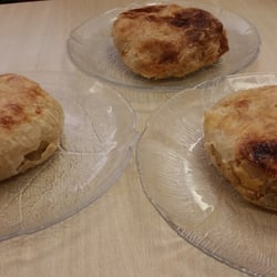 Potato knishes (huge!)