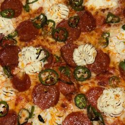 Kickflip pizza Custom: Tavern "Thin & Crispy" Style added jalapeño Kickflip pizza Custom: Tavern "Thin & Crispy" Style added jalapeño