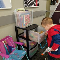 Great Clips - Enjoying the kids zone while daddy gets a hair cut