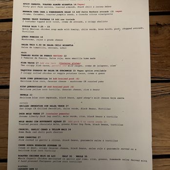 Bombera - Menu as of 12/23 - Mexican Near Me - Oakland, California Bombera - Menu as of 12/23 - Mexican Near Me - Oakland, California
