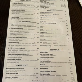 Currents at The Riverhouse - Menu-July 2026. - New American Near Me - Bend, Oregon