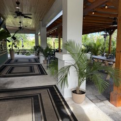 Savores Grill House - Seating and decor wrap around the building
