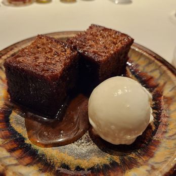 Boro Brine - Sticky coffee cake with marscapone gelato - Seafood Near Me - Brooklyn, New York