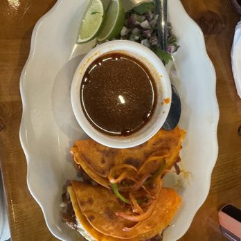 Camaron Pelado - Quesabirria that was incredible. Choice of beef or goat birria and I went with goat - Mexican Near Me - Sparks, Nevada Camaron Pelado - Quesabirria that was incredible. Choice of beef or goat birria and I went with goat - Mexican Near Me - Sparks, Nevada
