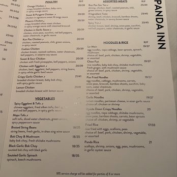Panda Inn - Menu - Chinese Near Me - Ontario, California