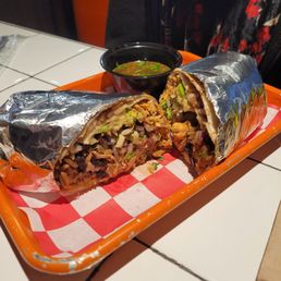 Chicken burrito