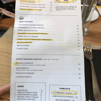 Flipper’s - Brunch menu Jan 2020 - Pancakes Near Me - New York, New York