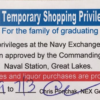 Navy Lodge - NEX Temp Shopping Card. Good for Gas and shopping at the next door gas / shopping station. NO Tobacco or Liquor. - Hotels Near Me - Great Lakes, Illinois Navy Lodge - NEX Temp Shopping Card. Good for Gas and shopping at the next door gas / shopping station. NO Tobacco or Liquor. - Hotels Near Me - Great Lakes, Illinois