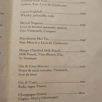 Máximo Bistrot - 2024-10-3 Cocktail Menu 2/2 - Mexican Near Me - México, D.F., DIF Máximo Bistrot - 2024-10-3 Cocktail Menu 2/2 - Mexican Near Me - México, D.F., DIF
