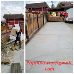 P&B junk away and rentals - The before and after of a living room renovation