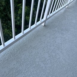 Railing and deck that was repaired. Railing and deck that was repaired.