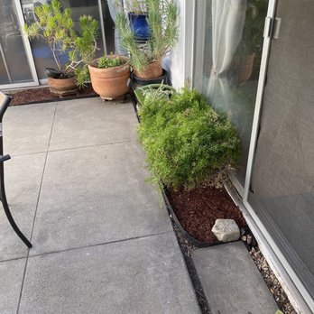 Romero Landscaping - My cleaned up patio. - Landscaping Near Me - San Bernardino, California